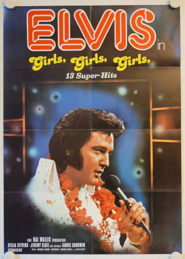 Girls Girls Girls originales deutsches Filmplakat (R70s)